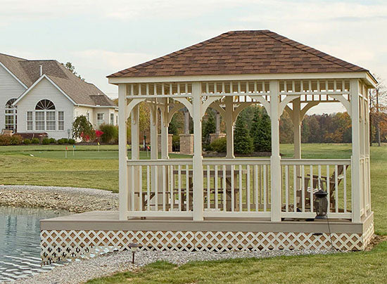 Vinyl Rectangular Gazebo