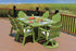 Berlin Gardens 44" x 72" Garden Classic Rectangular Table Set