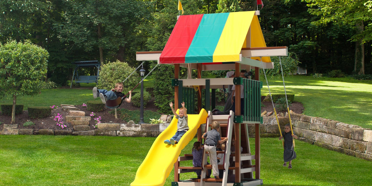 Play-Mor Space Savers High Quality Playsets Amish Yard