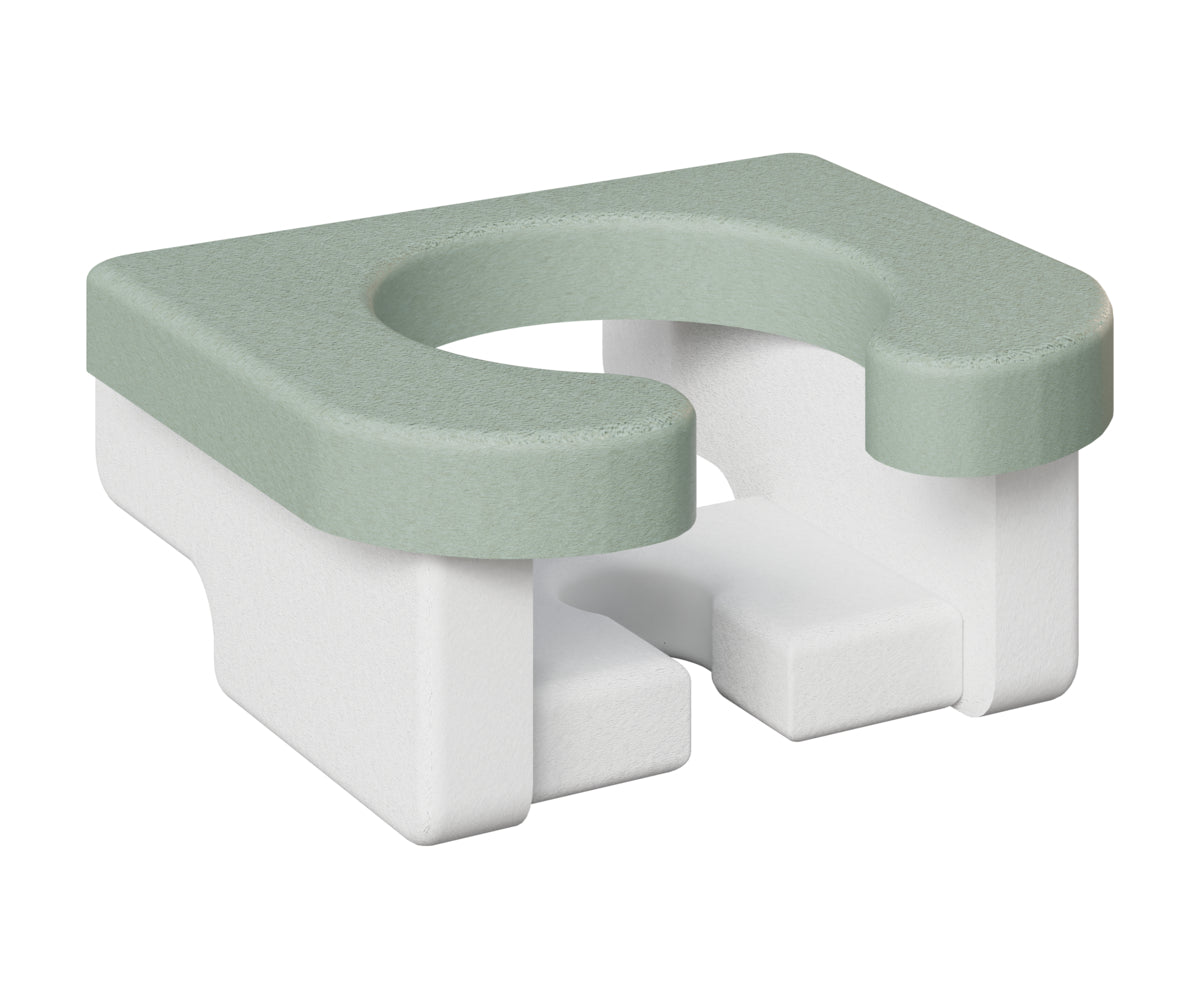 Seafoam on White