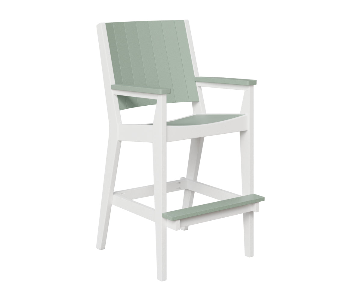 Seafoam on White