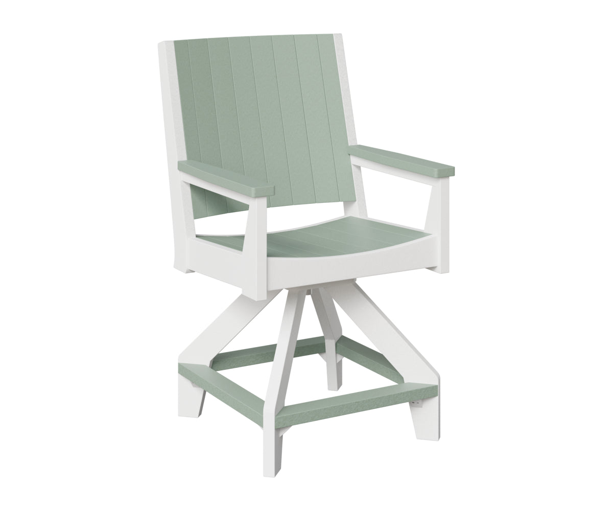 Seafoam on White