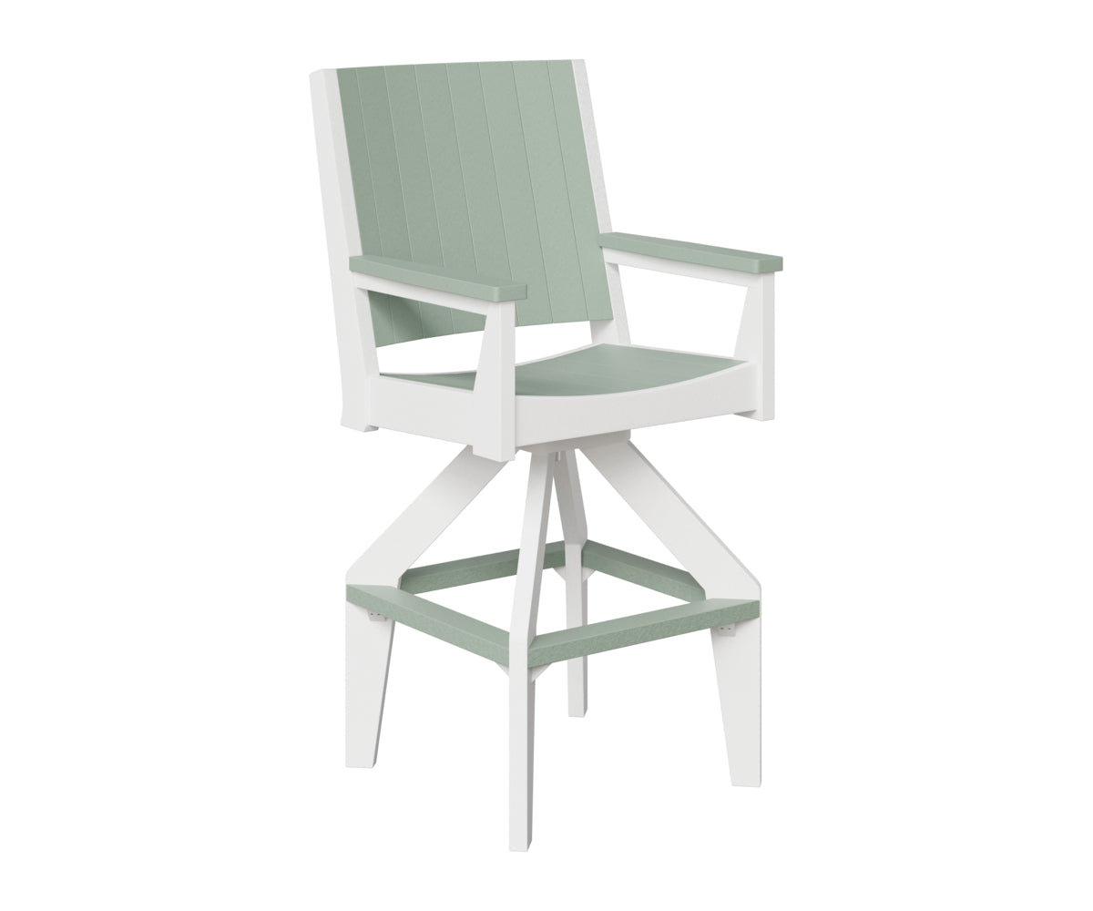 Seafoam on White