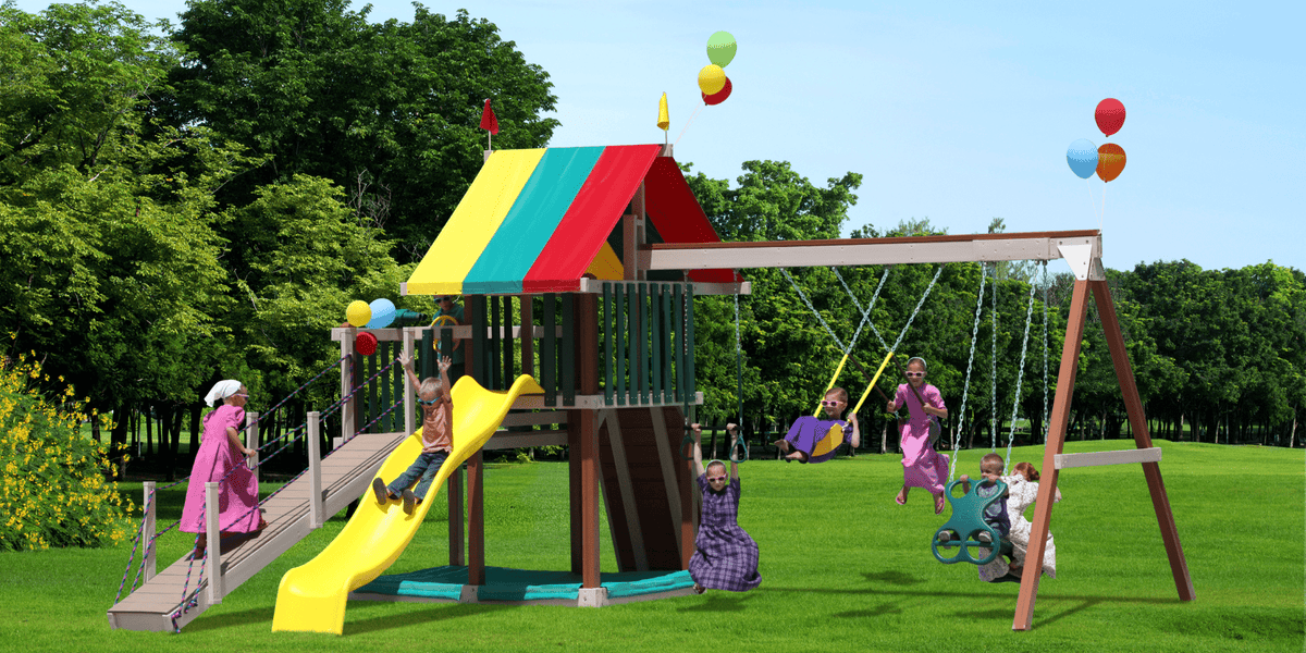 Play-Mor Deluxe Play Tower - Amish Yard