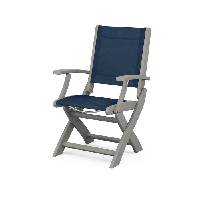 POLYWOOD Coastal Folding Chair