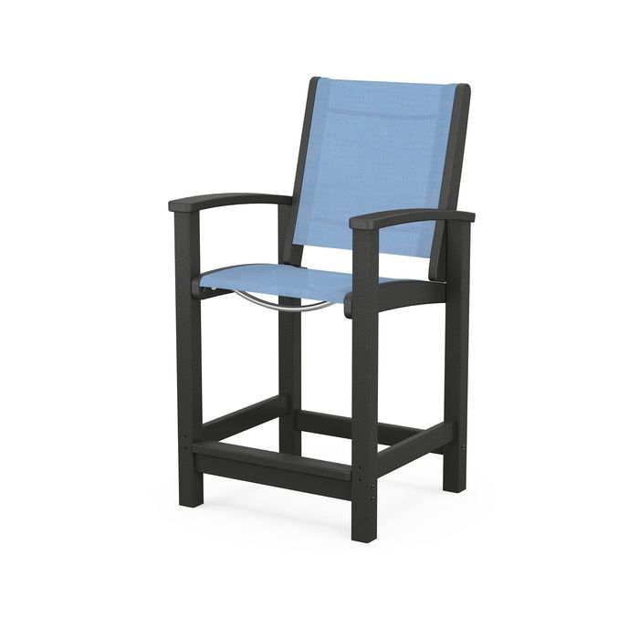 POLYWOOD Coastal Counter Chair