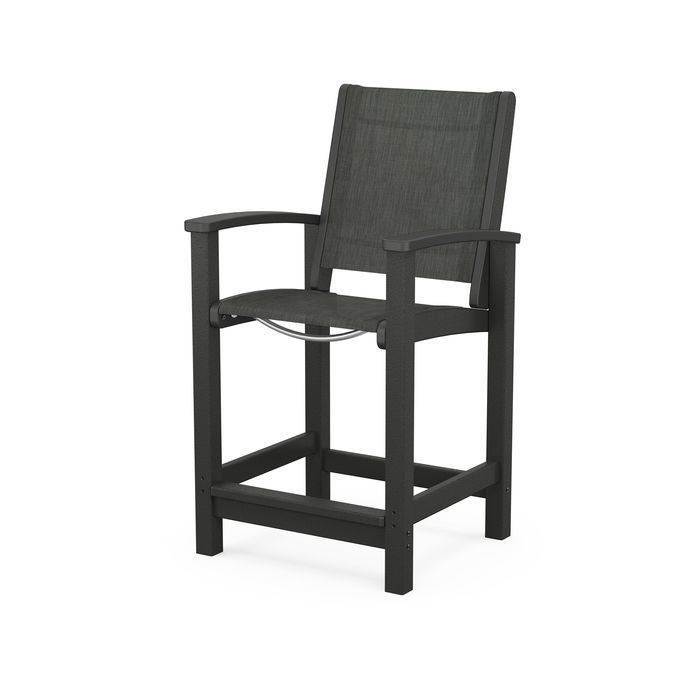 POLYWOOD Coastal Counter Chair