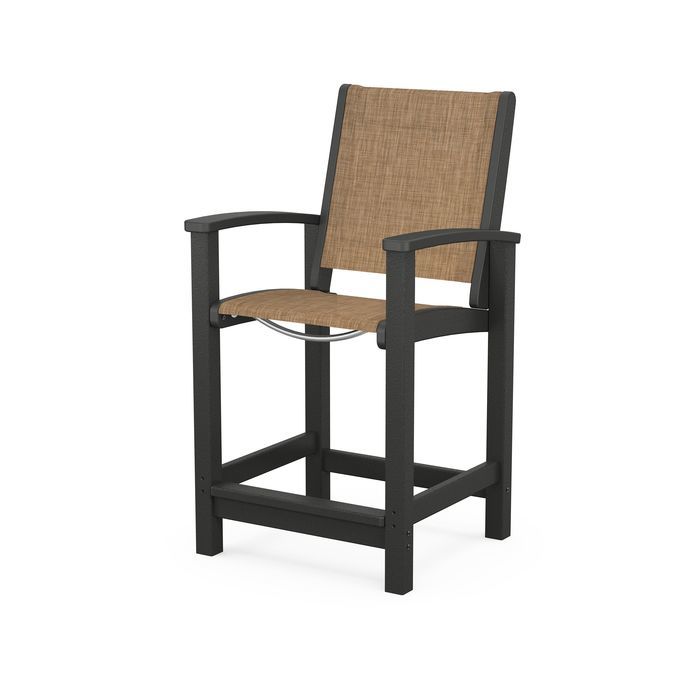 POLYWOOD Coastal Counter Chair