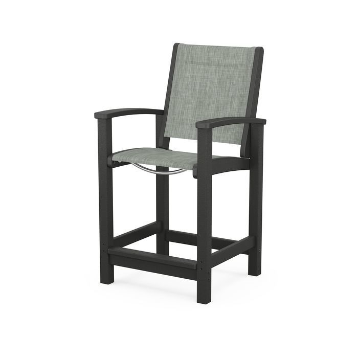 POLYWOOD Coastal Counter Chair