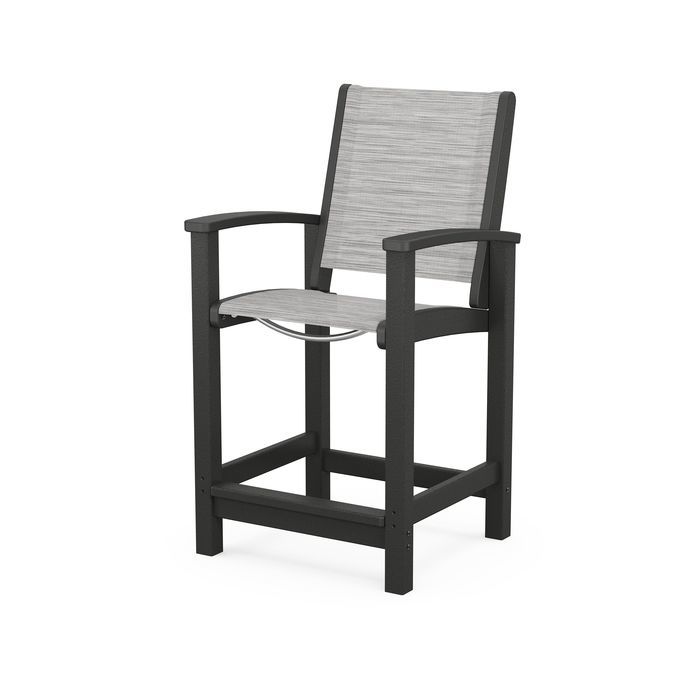POLYWOOD Coastal Counter Chair