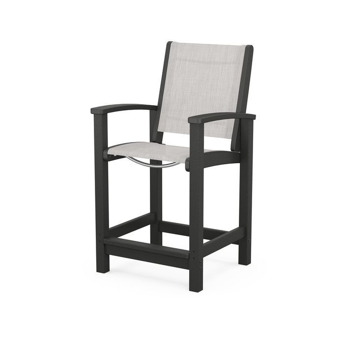 POLYWOOD Coastal Counter Chair