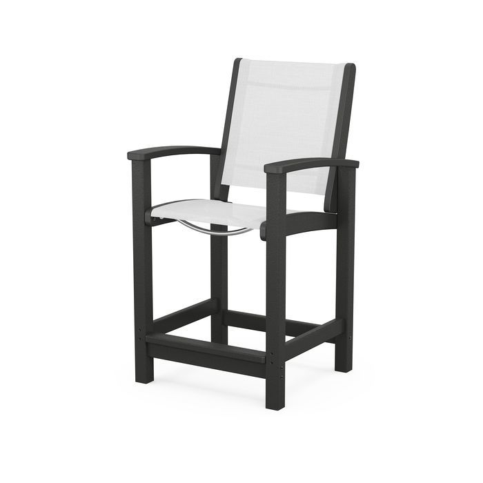 POLYWOOD Coastal Counter Chair