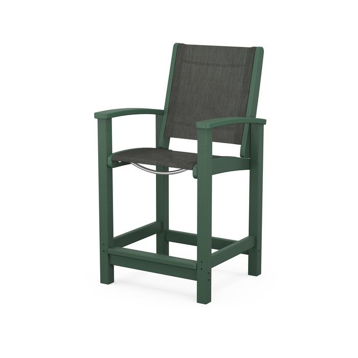 POLYWOOD Coastal Counter Chair