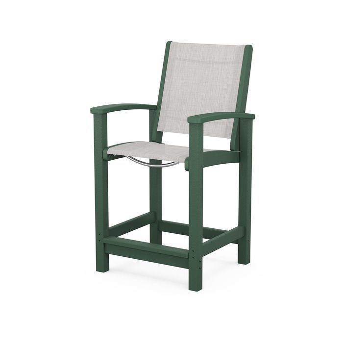 POLYWOOD Coastal Counter Chair