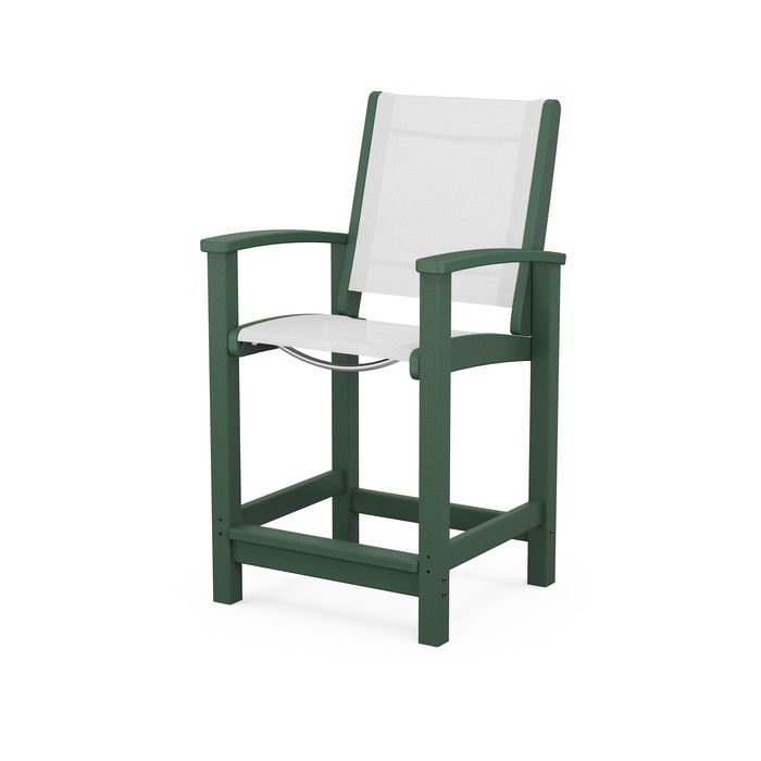 POLYWOOD Coastal Counter Chair