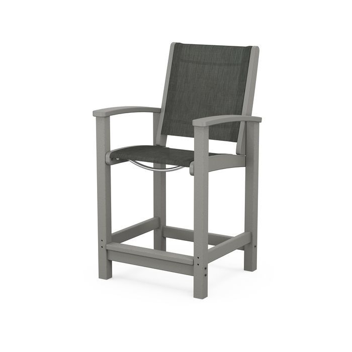 POLYWOOD Coastal Counter Chair