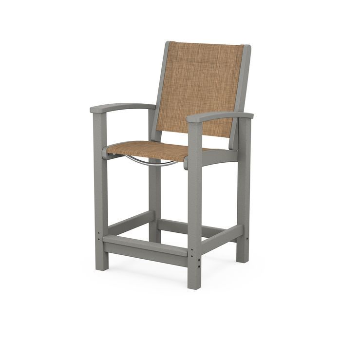 POLYWOOD Coastal Counter Chair
