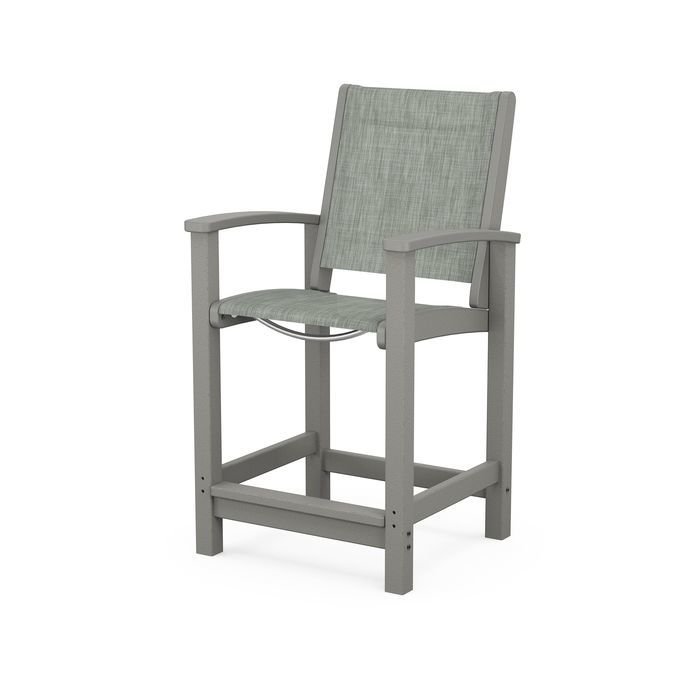 POLYWOOD Coastal Counter Chair