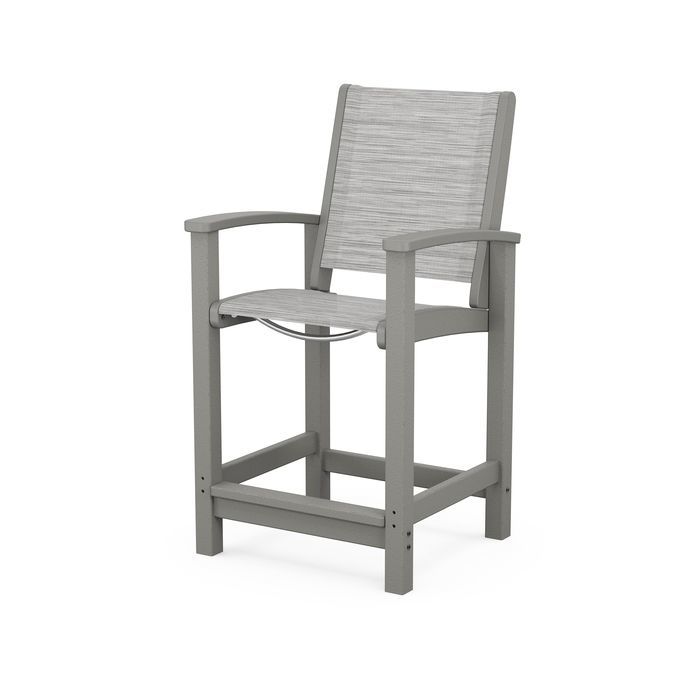 POLYWOOD Coastal Counter Chair