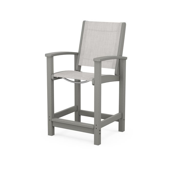 POLYWOOD Coastal Counter Chair