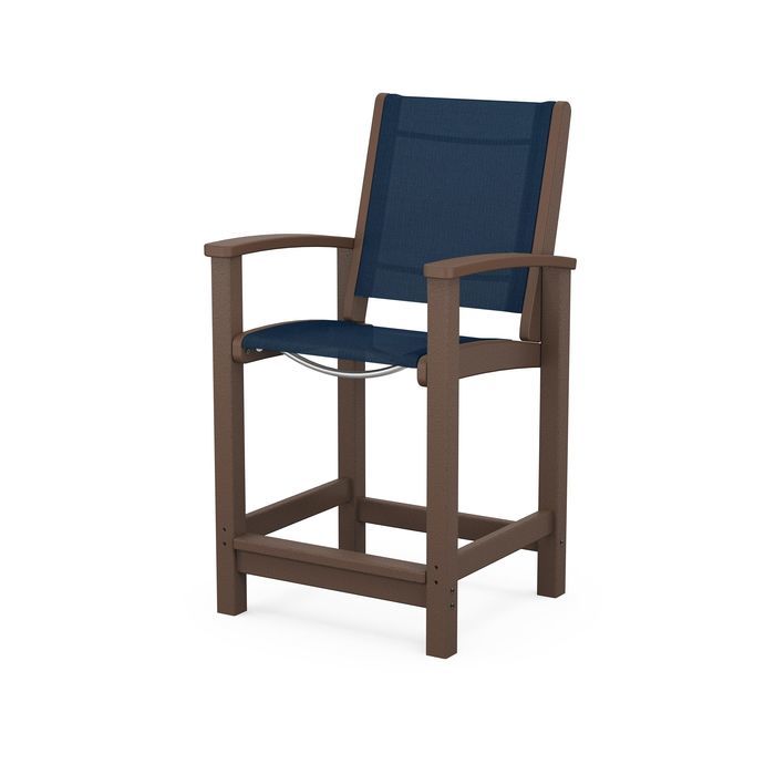 POLYWOOD Coastal Counter Chair