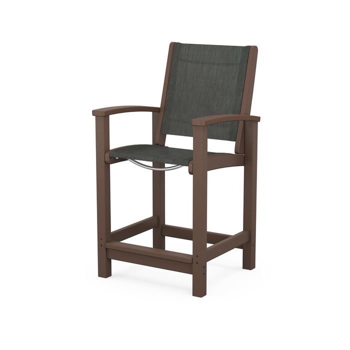POLYWOOD Coastal Counter Chair