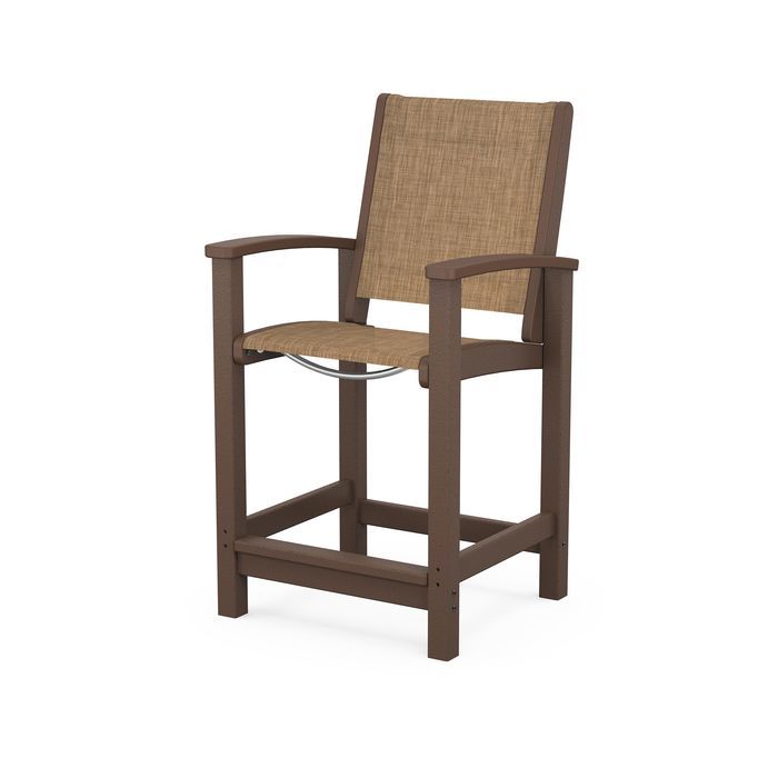 POLYWOOD Coastal Counter Chair