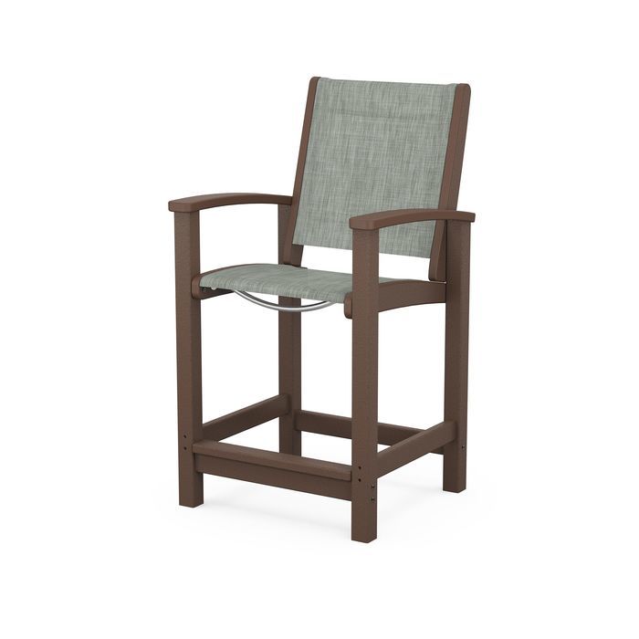 POLYWOOD Coastal Counter Chair