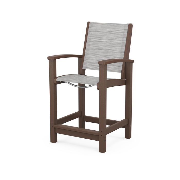 POLYWOOD Coastal Counter Chair