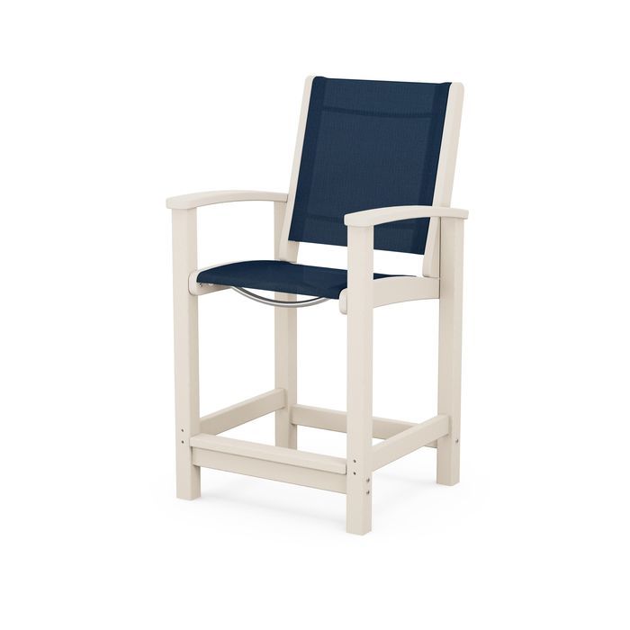 POLYWOOD Coastal Counter Chair