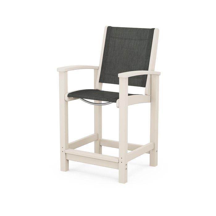 POLYWOOD Coastal Counter Chair