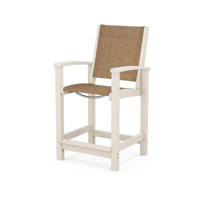 POLYWOOD Coastal Counter Chair