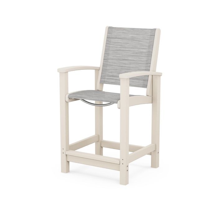 POLYWOOD Coastal Counter Chair