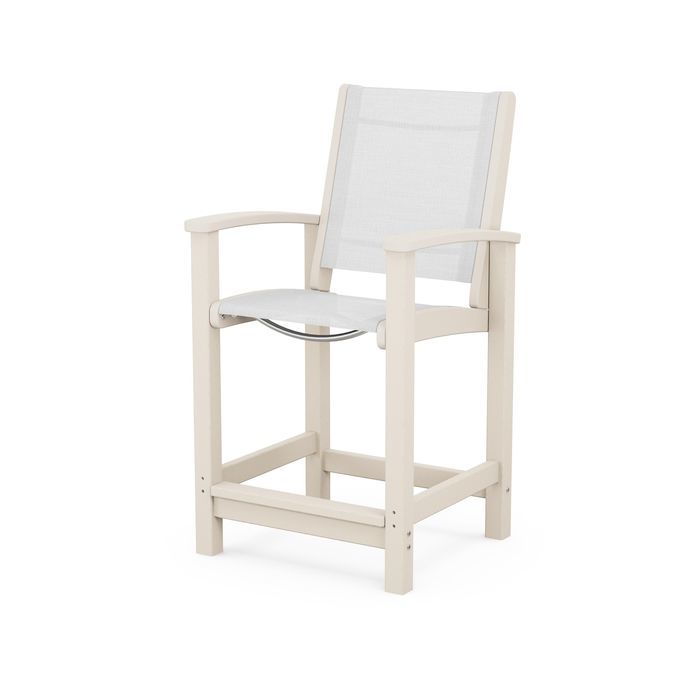 POLYWOOD Coastal Counter Chair