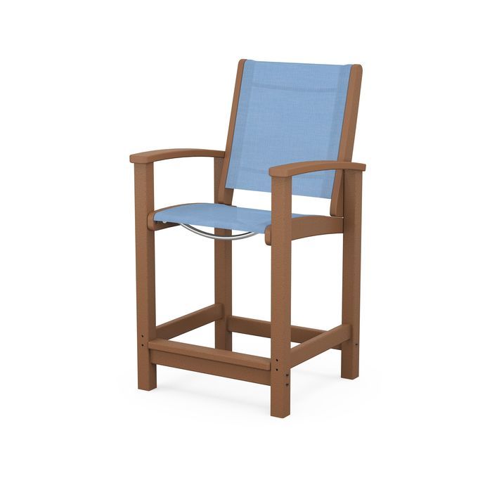 POLYWOOD Coastal Counter Chair