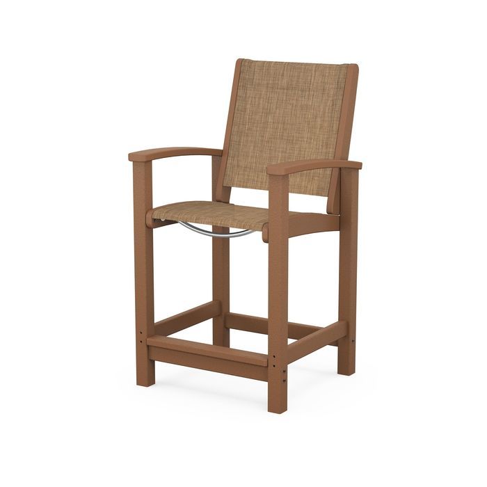 POLYWOOD Coastal Counter Chair