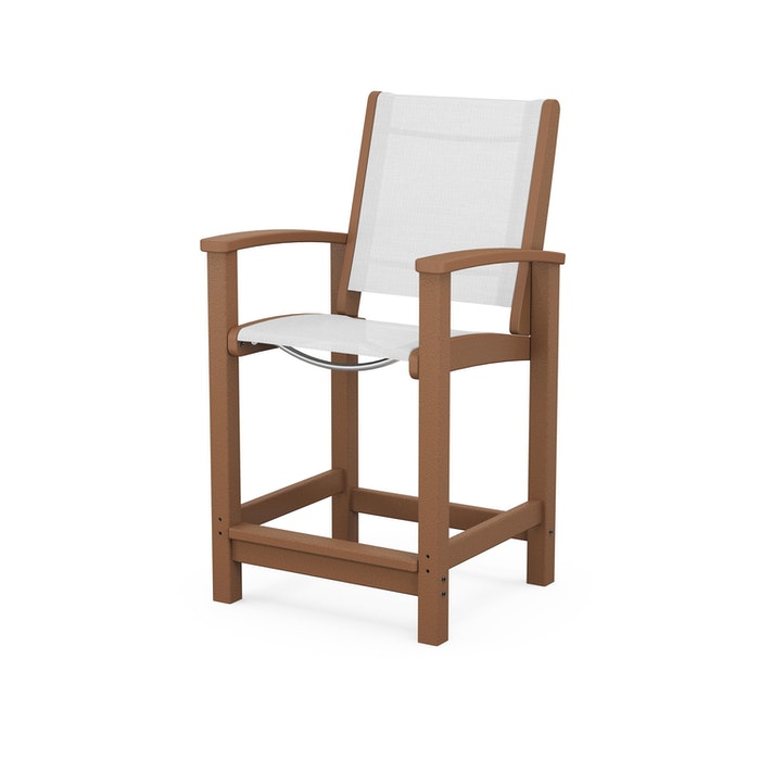 POLYWOOD Coastal Counter Chair