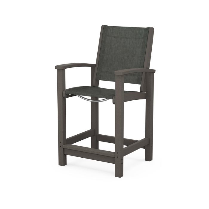 POLYWOOD Coastal Counter Chair