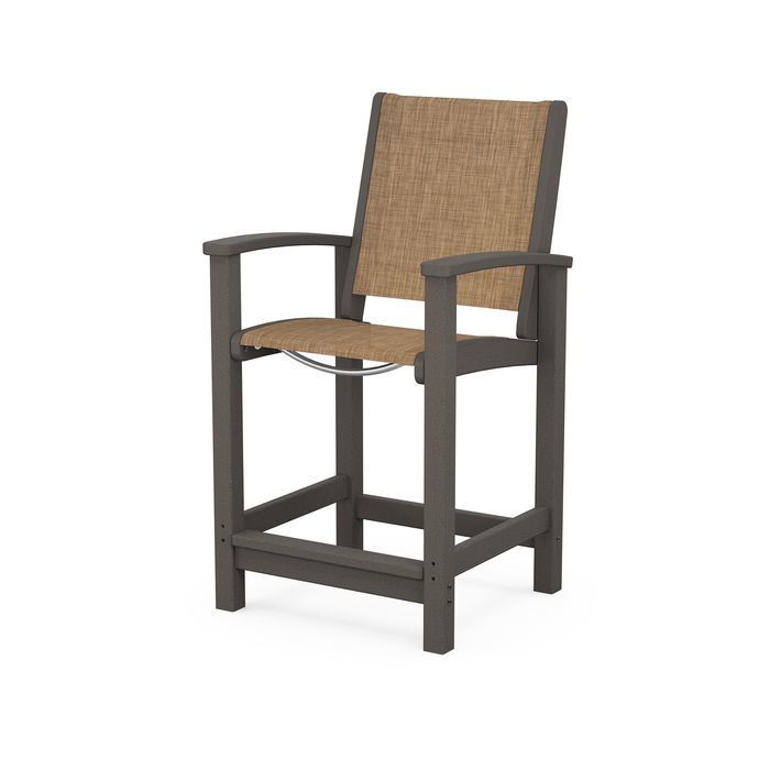 POLYWOOD Coastal Counter Chair