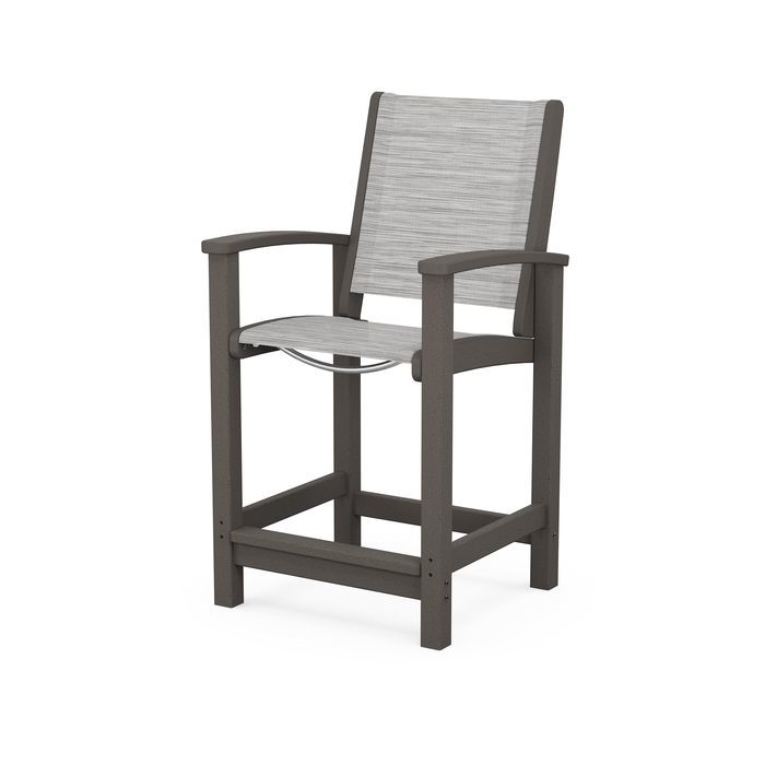 POLYWOOD Coastal Counter Chair