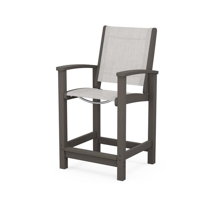 POLYWOOD Coastal Counter Chair
