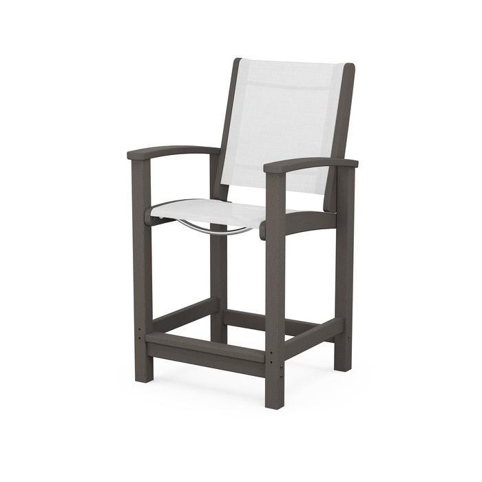 POLYWOOD Coastal Counter Chair