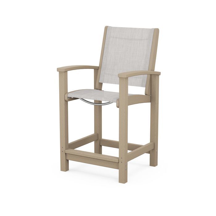 POLYWOOD Coastal Counter Chair