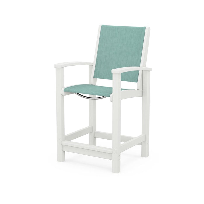 POLYWOOD Coastal Counter Chair