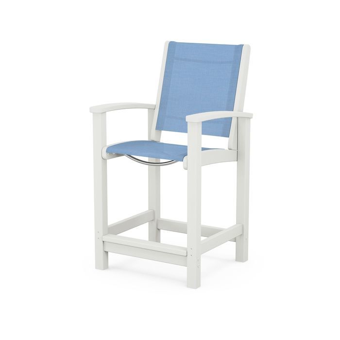 POLYWOOD Coastal Counter Chair