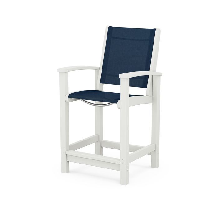 POLYWOOD Coastal Counter Chair