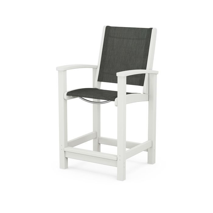 POLYWOOD Coastal Counter Chair