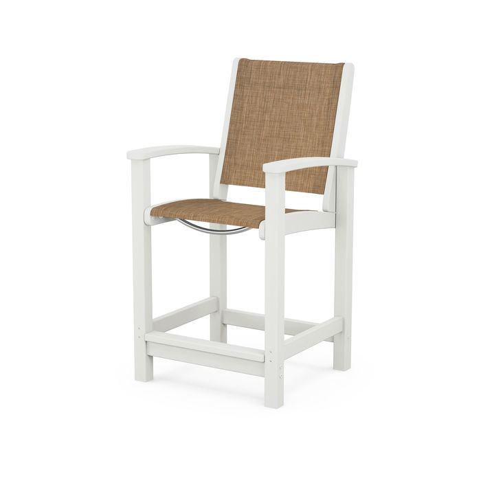 POLYWOOD Coastal Counter Chair
