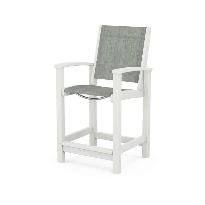 POLYWOOD Coastal Counter Chair