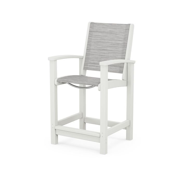 POLYWOOD Coastal Counter Chair